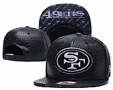 49ers Fresh Logo Black Adjustable Hat GS,baseball caps,new era cap wholesale,wholesale hats